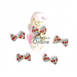 Decoratiuni 3D Metalice 088 Fundita Argintie cu strasuri